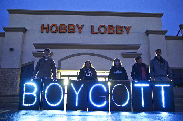 Hobby Lobby boycott USA